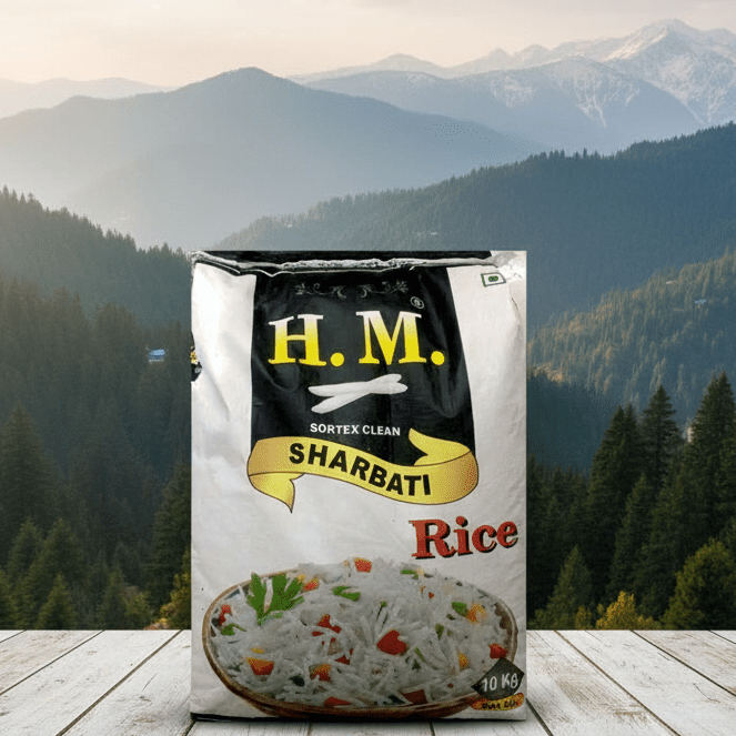 HM Sarbati rice(एच एम शरबती बासमती चावल )