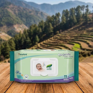 हिमालय हर्बल जेंटल बेबी वाइप्स - 72 पीस (हिमालया बेबी वाइप्स)