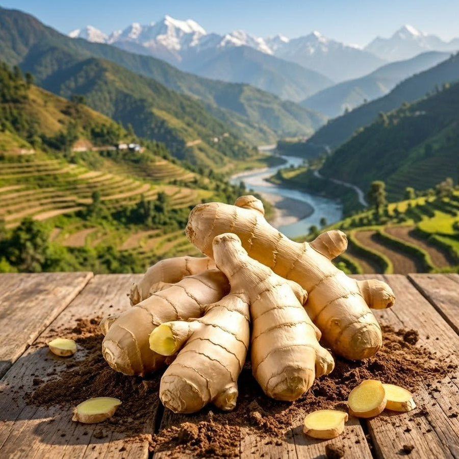 Ginger adrak (अदरक)