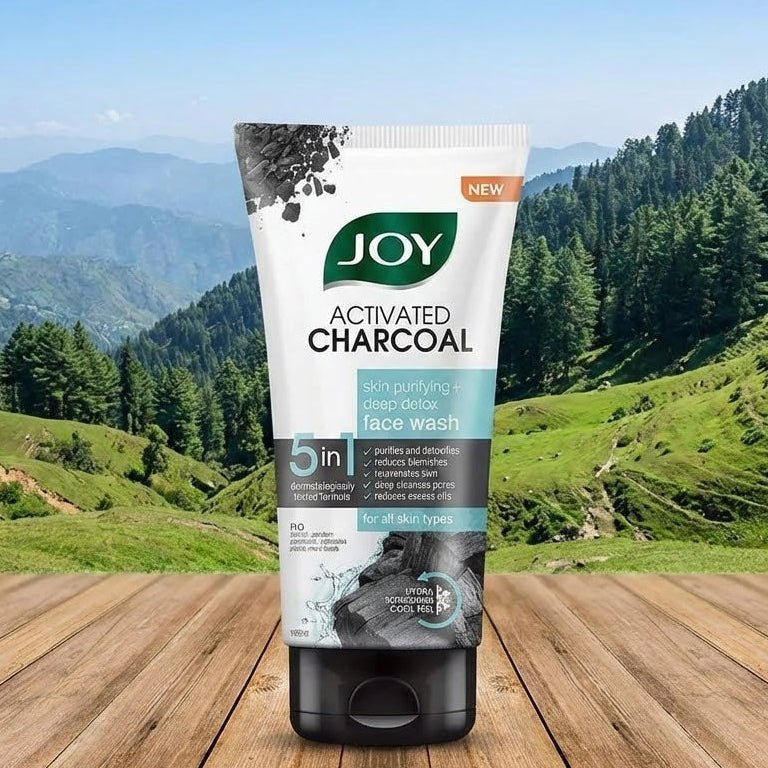 जॉय एक्टिवेटेड चारकोल फेस वॉश - 50 मिलीलीटर