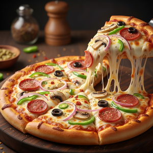 NH-87 Non Veg Cheese Burst Pizza (NH-87 नॉन वेज पिज़्ज़ा)