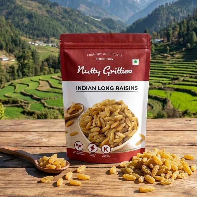 नटी ग्रिटीज़ किशमिश इंडियन लॉन्ग 200 ग्राम