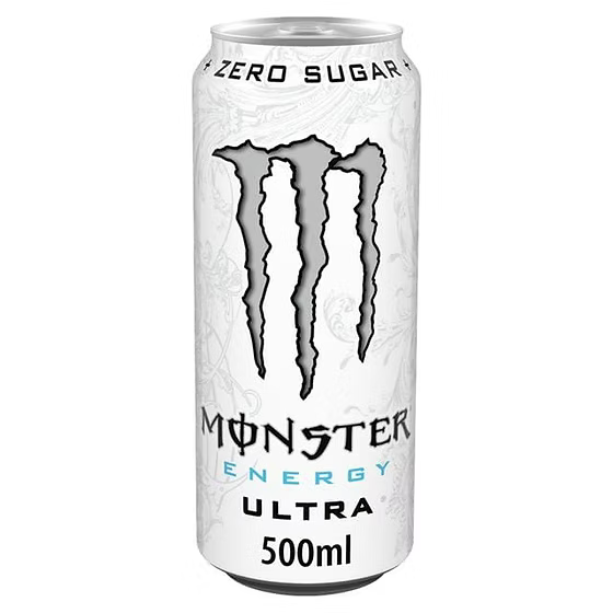 Monster Ultra Energy Drink Zero Sugar, 500 ml - Imported from USA