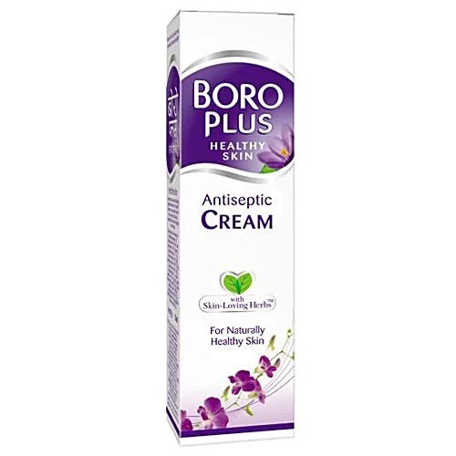 Boro Plus Antiseptic Cream packaging on a white background