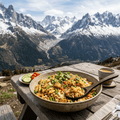 Chicken egg fried rice  by Moksha