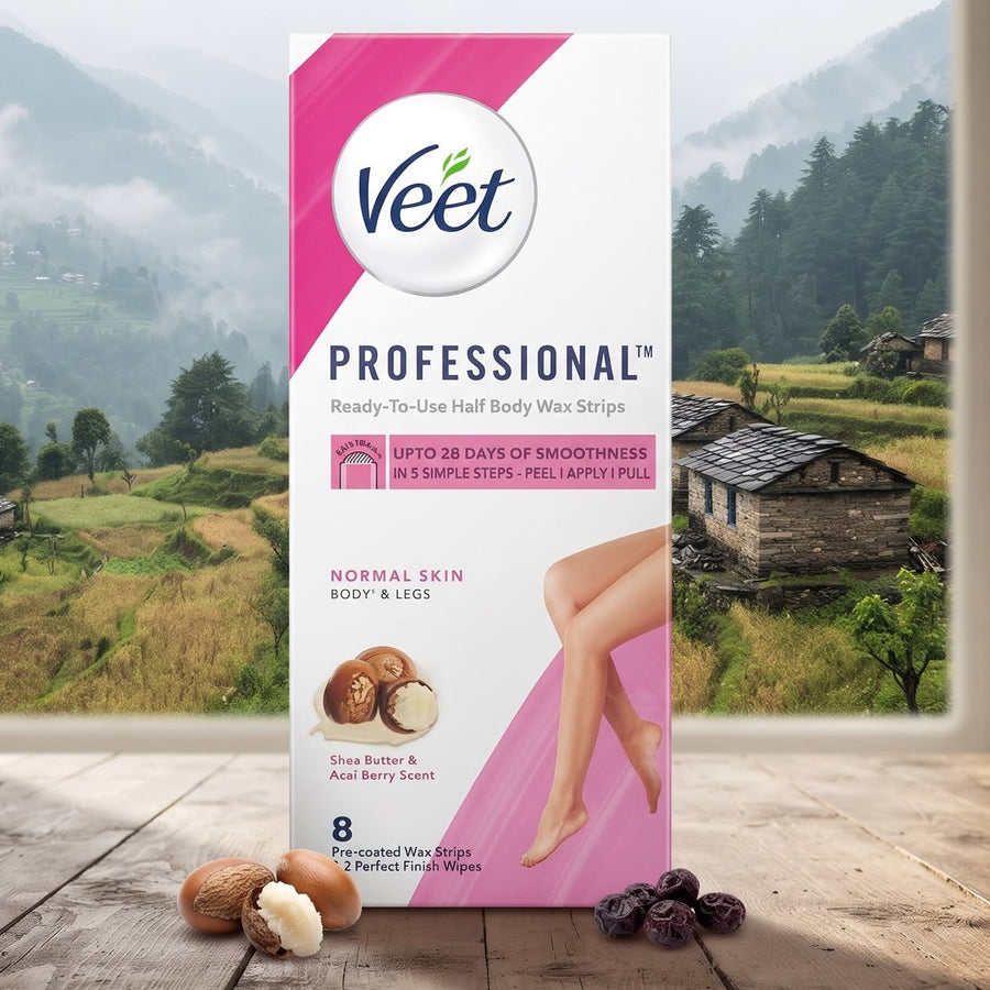 Veet pure hair removal wax strips