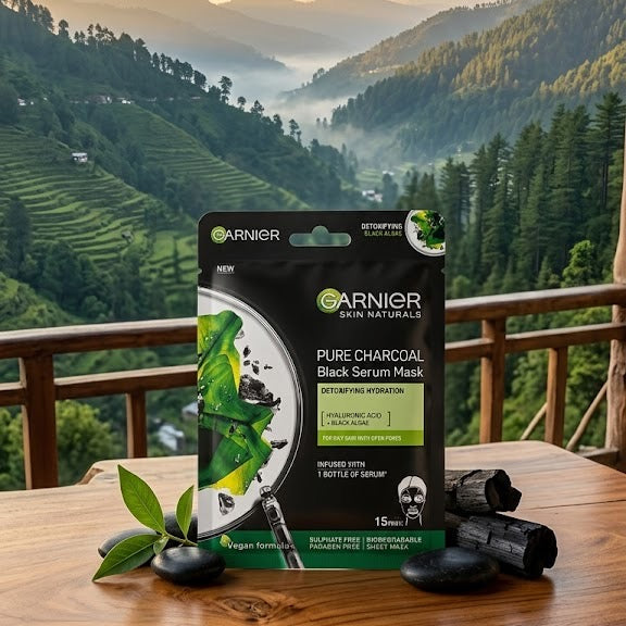 Garnier Pure Charcoal Black serum mask