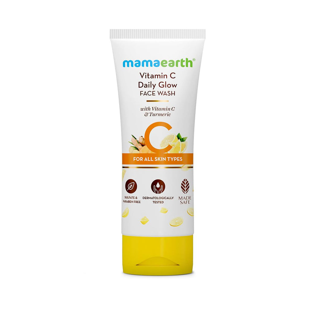 Mamaearth Vitamin C Face Wash and Turmeric for Skin Illumination - 50ml