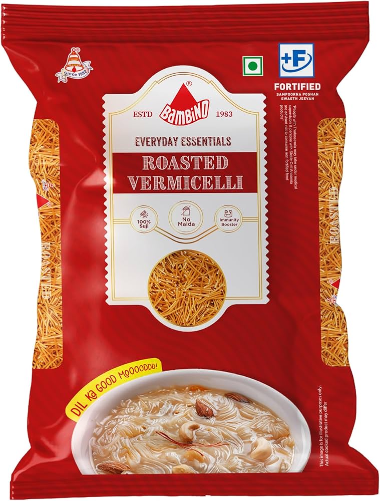Bambino Vegetarian Vermicelli, Roasted, 400 grams