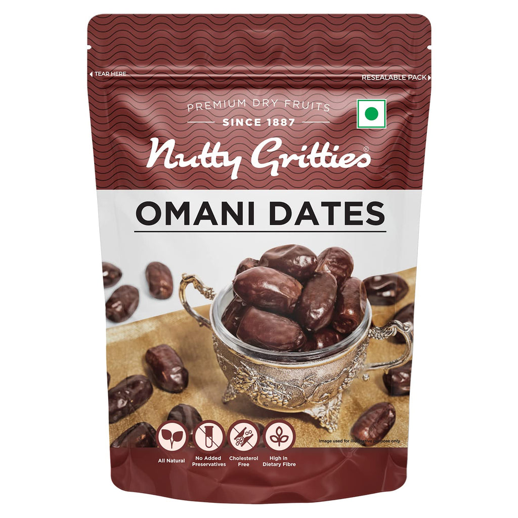 Nutty Gritties Premium Dates - Omani - 500g