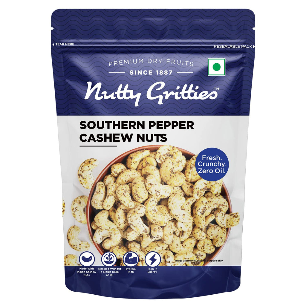 Nutty Gritties Southern Pepper Cashew Nuts 200 g