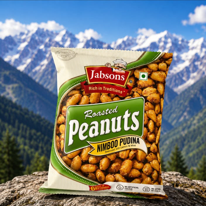 Roasted peanuts (nimboo pudina)