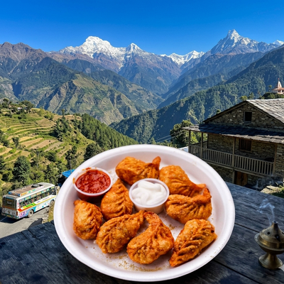 Fried Paneer Momo by Moksha