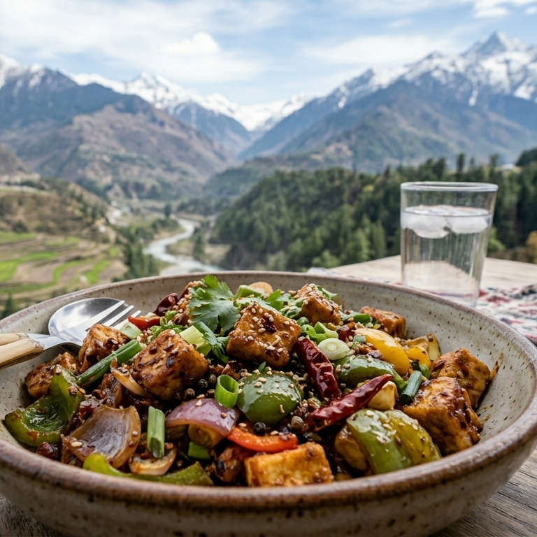 Chilly Paneer dry by Moksha