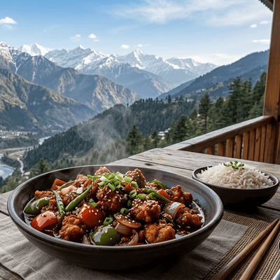 Chilli Chicken Dry  by Moksha