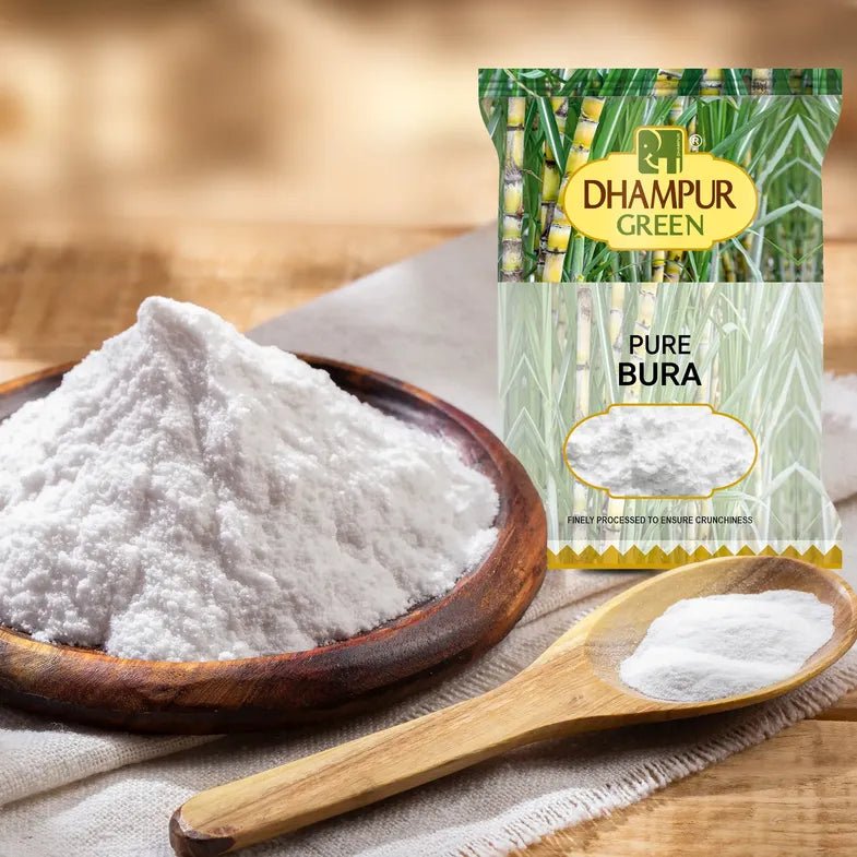 Dhampur Green Bura Sugar, 500 g (बूरा शक्कर)