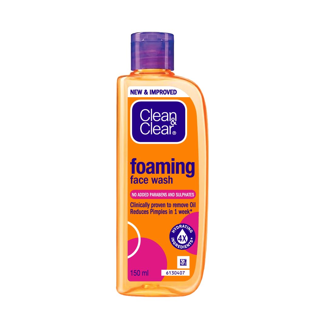 Clean & Clear Foaming Facial Wash (क्लीन एंड क्लियर फोमिंग फेशियल वाश )