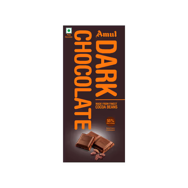 Amul Dark Chocolate (अमूल डार्क चॉकलेट)