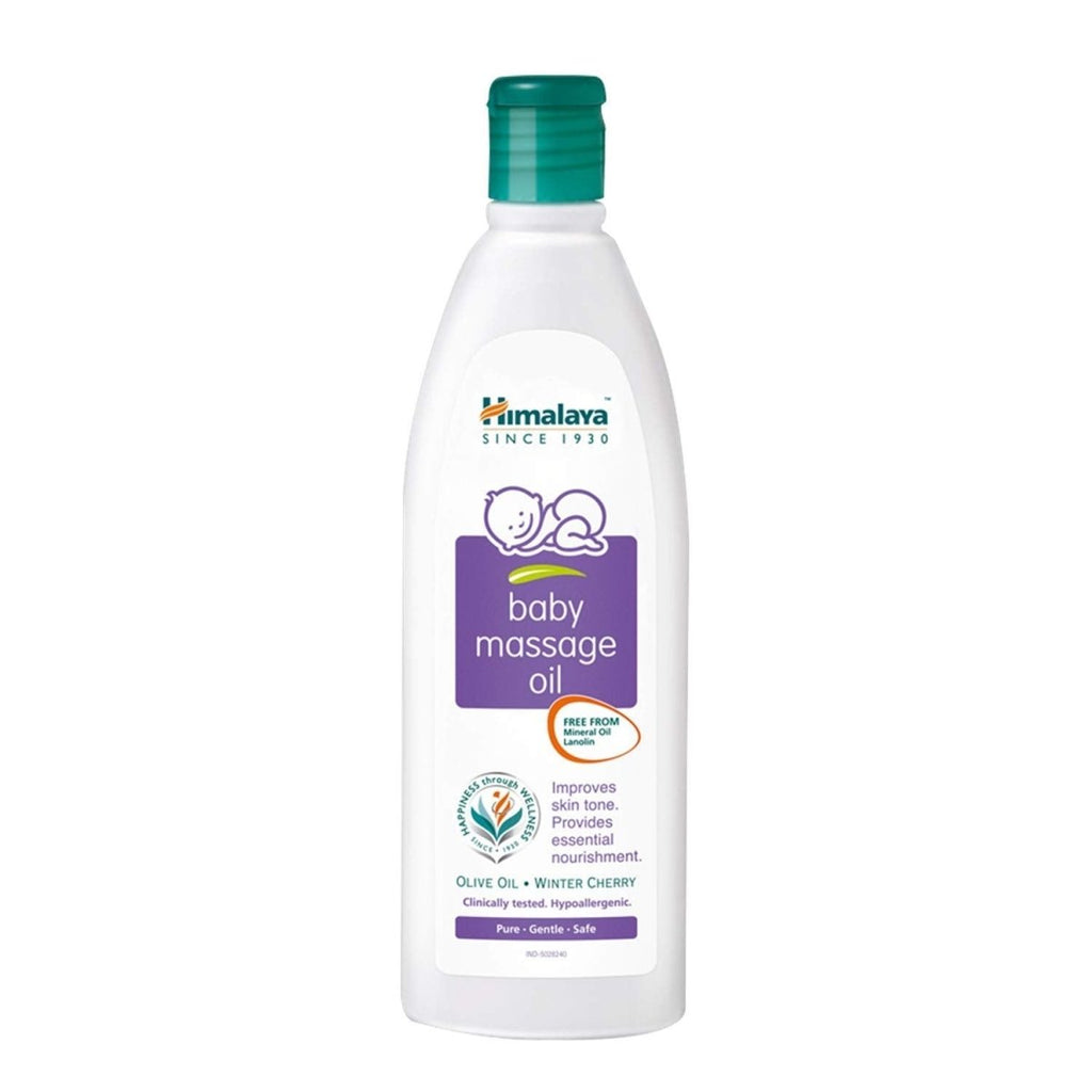 Himalaya Baby Massage Oil For All Skin Types, (हिमालया बेबी मसाज ऑयल)