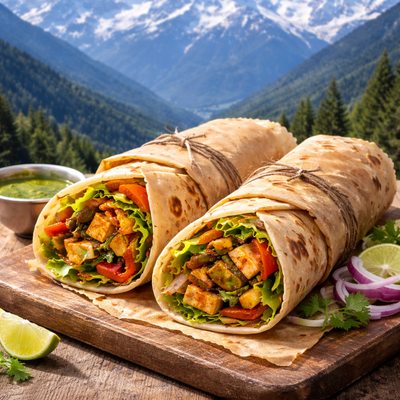 Veg Kathi Roll  by Moksha