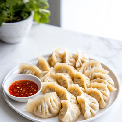 Steamed Mutton Momo  by Moksha