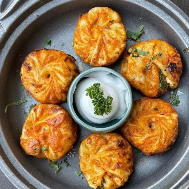 Fried Muttom Momo  by Moksha