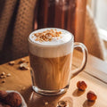 Hazelnut hot coffee  by Moksha