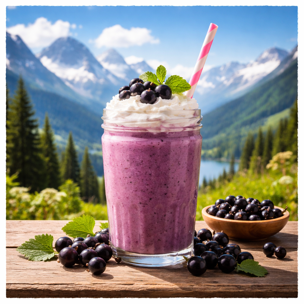 Black currant Shake  by Moksha