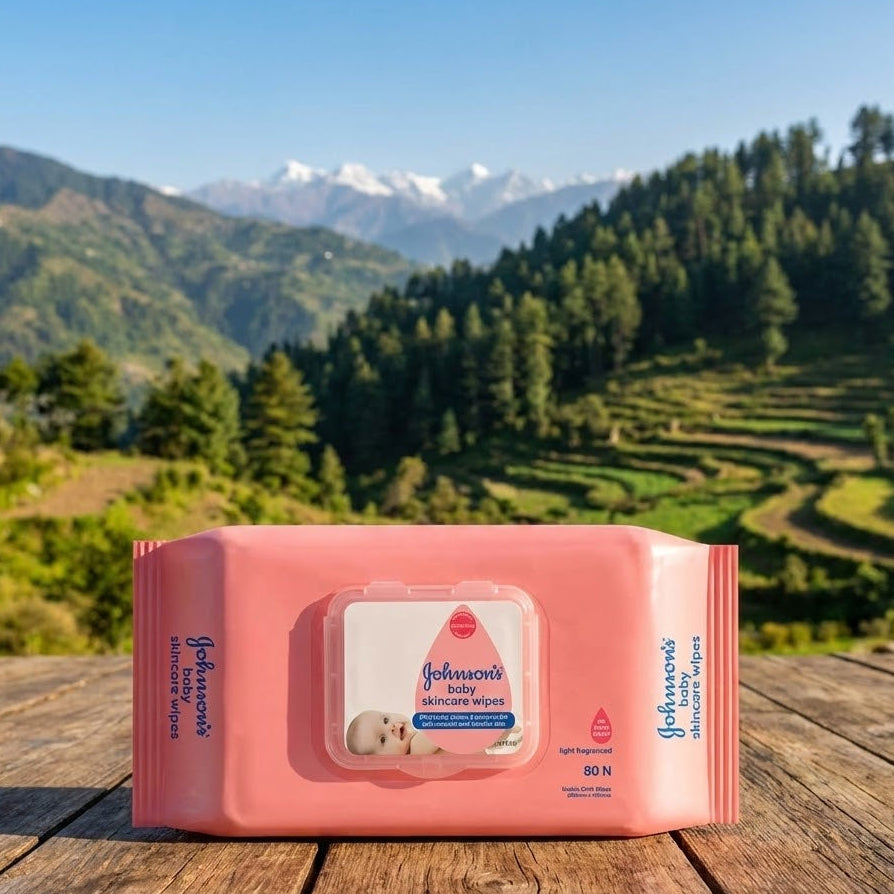 JOHNSON'S® Baby Skincare 80 Wipes (जॉनसन्स® बेबी स्किनकेयर 80 वाइप्स)