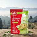 MTR Uttappam Mix package with a scenic background