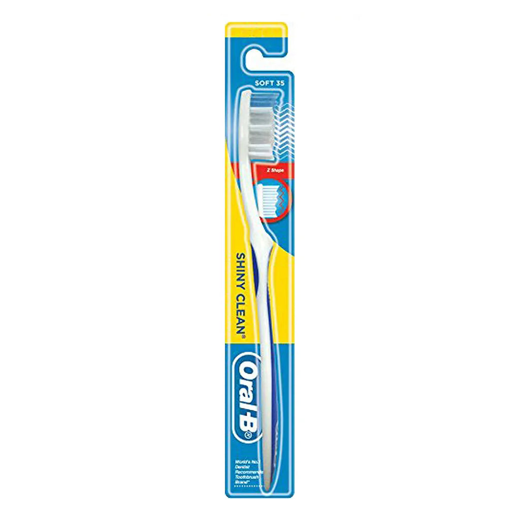 Oral-B Shiny Clean Medium Toothbrush (ओरल-बी शाइनी क्लीन मीडियम टूथब्रश)