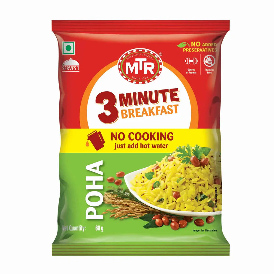 MTR 3 Minute Poha (एमटीआर 3 मिनट पोहा)