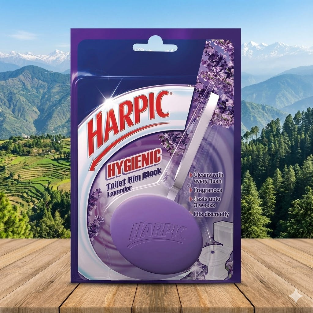 Harpic Hygienic Toilet Cleaner Rim Block (हार्पिक हाइजेनिक टॉयलेट क्लीनर रिम ब्लॉक)