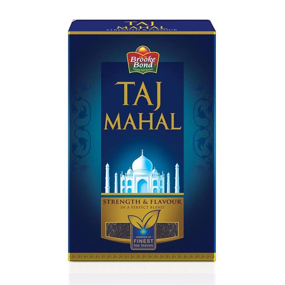 Brooke Bond Taj Mahal tea box on a white background
