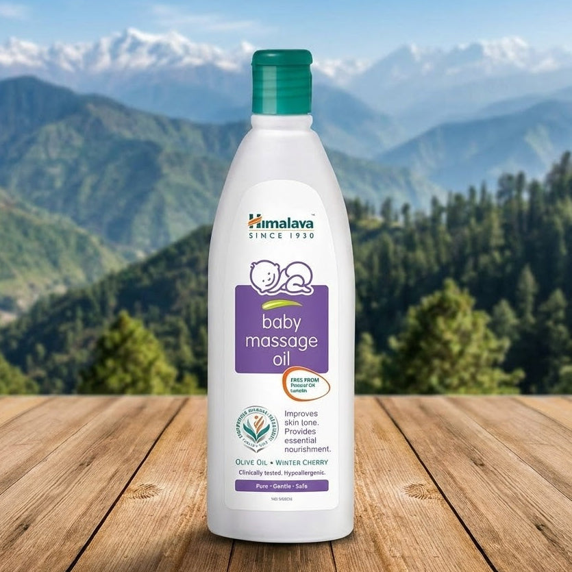 Himalaya Baby Massage Oil For All Skin Types,200ml (हिमालया बेबी मसाज ऑयल)