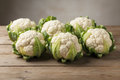 Cauliflowers product Image on the table