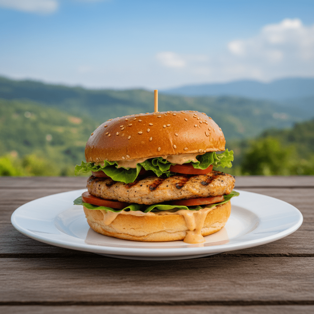 Chicken Burger by Moksha (चिकन बर्गर)