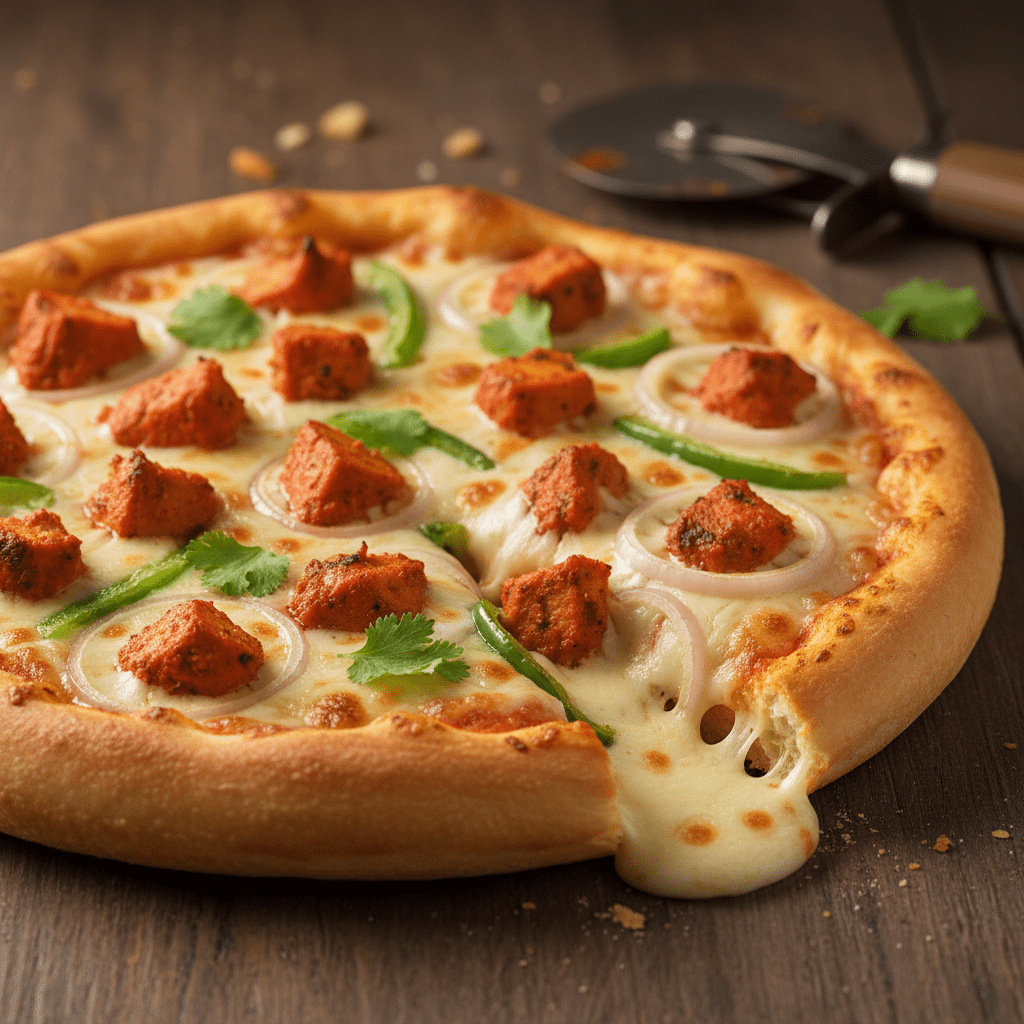 Chicken Tikka Cheese Burst Pizza from Pizza Bite ( चिकन टिक्का पिज़्ज़ा)