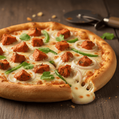 Chicken Tikka Cheese Burst Pizza from Pizza Bite ( चिकन टिक्का पिज़्ज़ा)