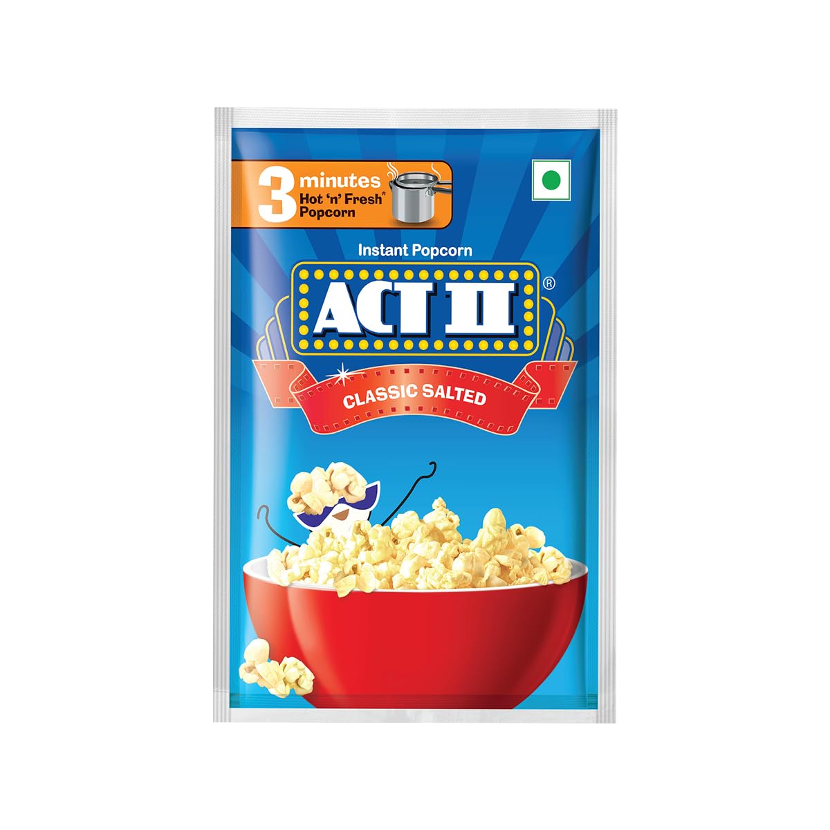 ACT II Instant Popcorn - Classic Salted, 35g ( पॉपकॉर्न)