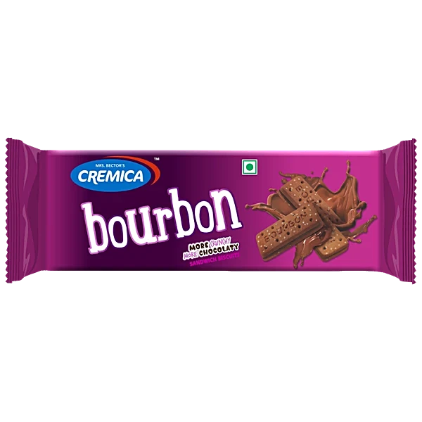 Cremica Bourbon Sandwich Biscuits (क्रेमिका बोर्बन )