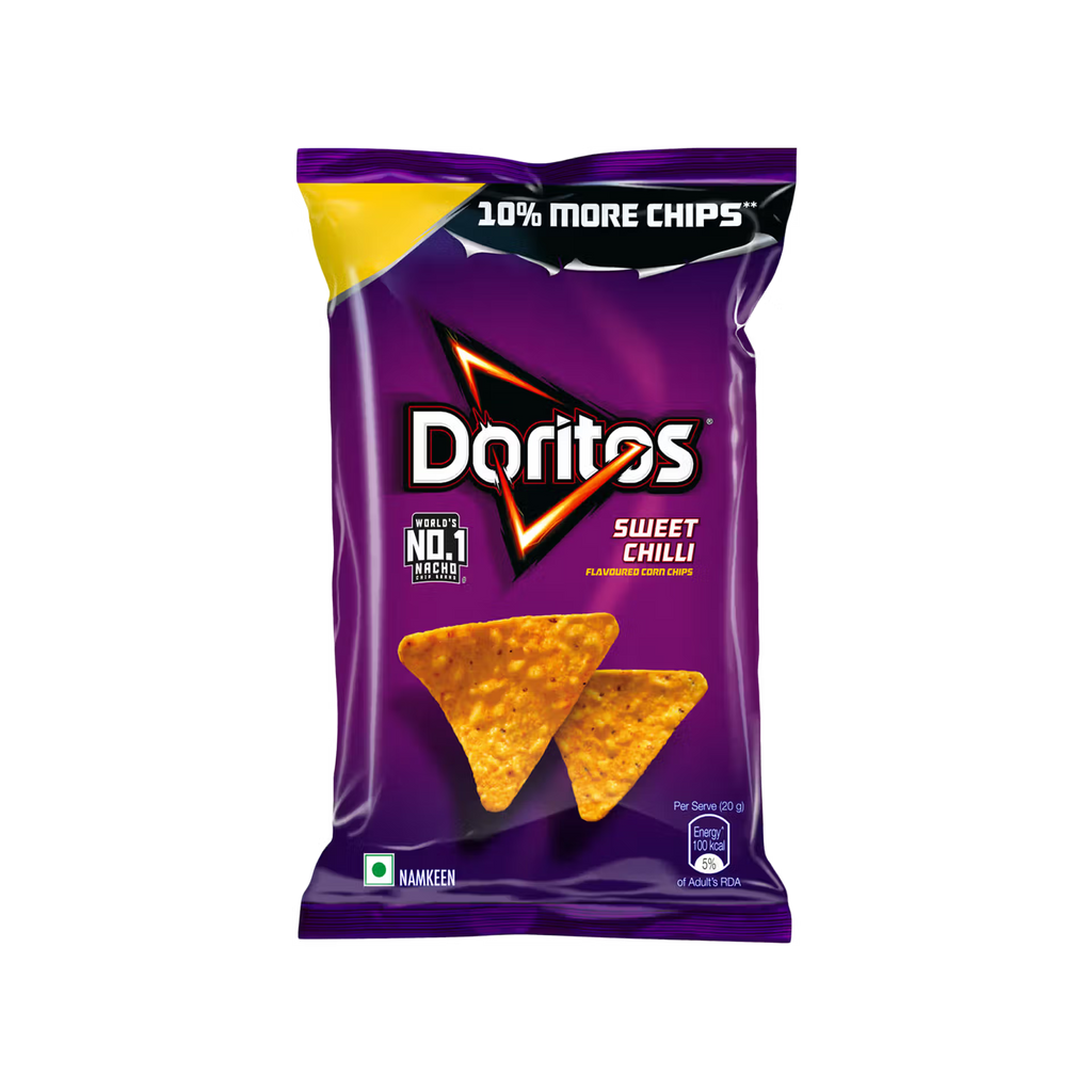 Doritos Sweet Chilli Flavour Nachos (डोरिटोस स्वीट चिली फ्लेवर नाचोस)