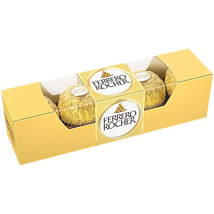 Ferrero Rocher Gift Pack - Crisp Hazelnut & Milk, 50 g