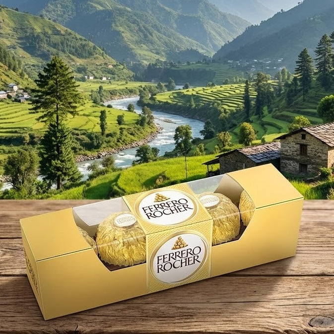 Ferrero Rocher Gift Pack - Crisp Hazelnut & Milk, 50 g