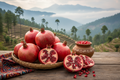 fresh pomegranates 1 kg image with pahadi vibe