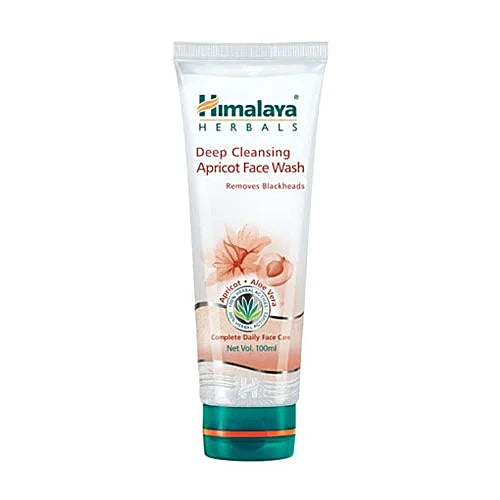 Himalaya Face Wash Deep Cleansing Apricot 50 Ml Tube