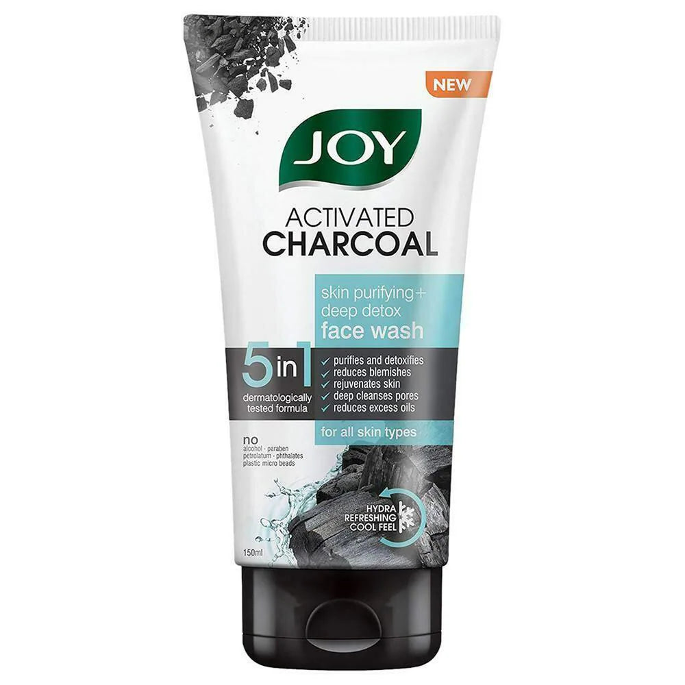 Joy Activated Charcoal Face Wash - 50 ml