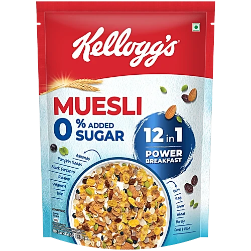 Kellogg's Muesli 0% added Sugar (केलॉग्स मूसली)