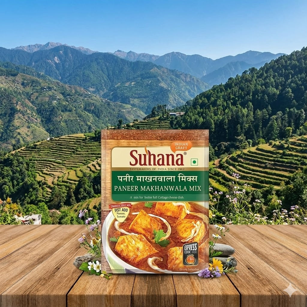 Suhana Paneer Makhanwala Spice Mix 50g (पनीर मखानवाला स्पाइस मिक्स)