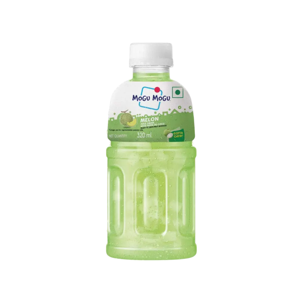 Mogu Mogu Melon Fruit Drink with Nata De Coco